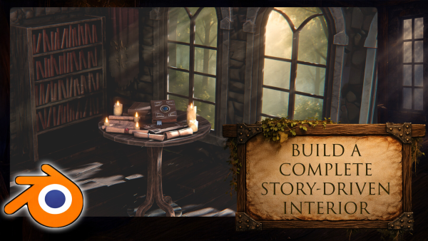 图片[2]-【ai精翻】Blender 3D – 制作中世纪研究员办公桌模型-土狗cg资源站