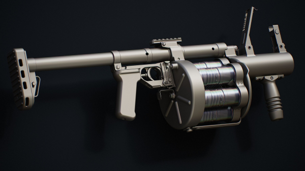 【ai精翻&中文朗读】Plasticity建模3D教程 - RG-6发射器-土狗cg资源站