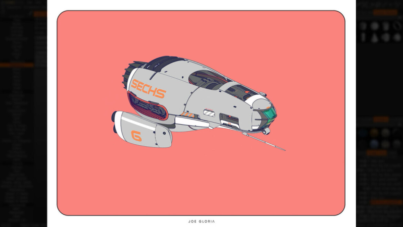 【ai精翻】为电影和游戏设计太空飞船-土狗cg资源站