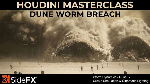 图片[2]-【限时补票价】Houdini还原沙丘沙虫触地效果-土狗cg资源站