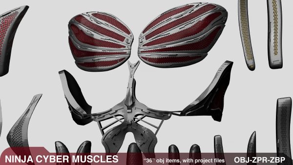 图片[4]-【限时补票价】ZB角色概念设计/科幻战士+全套配件-土狗cg资源站