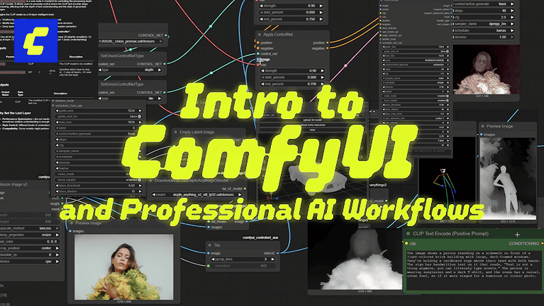 【限时补票价】双跳出品·ComfyUI专业Ai工作流程-土狗cg资源站