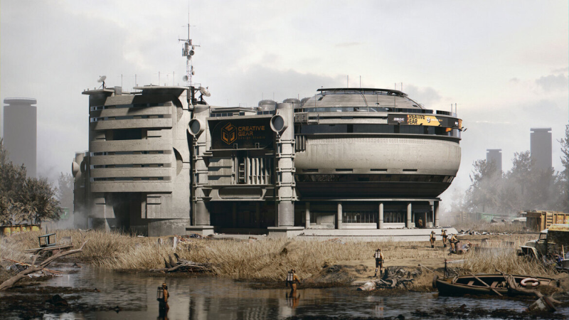 【限时补票价】使用 Blender 设计未来主义建筑-土狗cg资源站