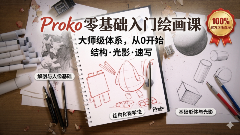 L039-Proko零基础入门绘画-土狗cg资源站